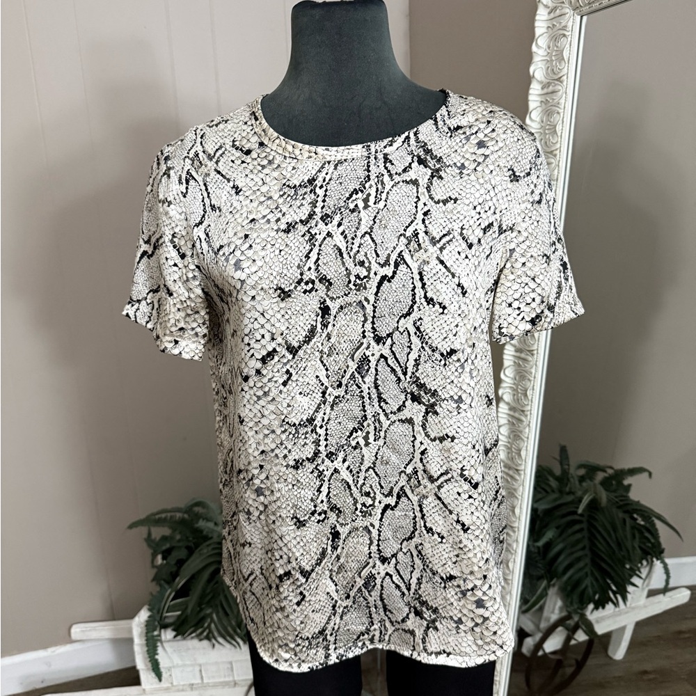 Equipment Riley Silk Python Blouse - image 5